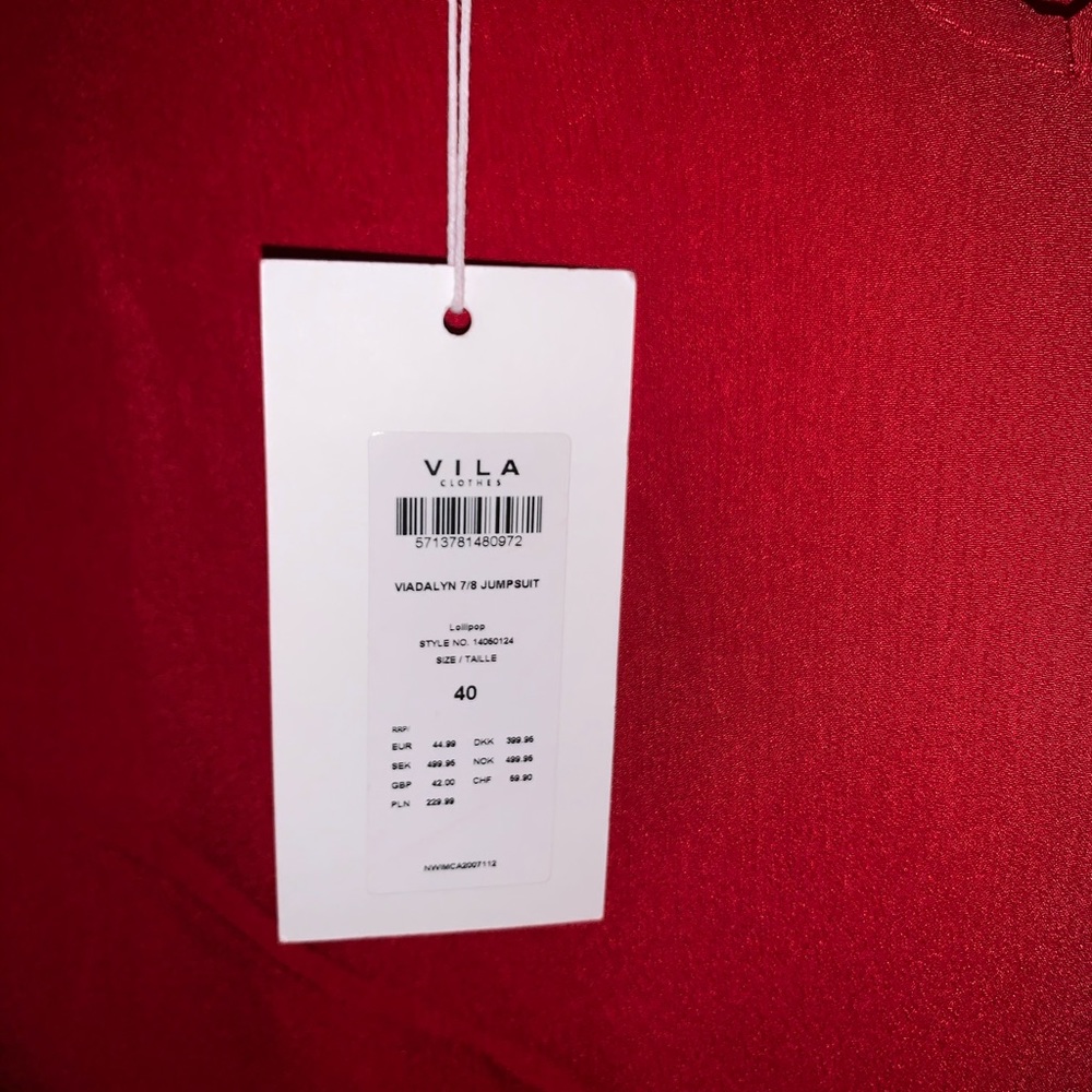Red jumpsuit! - Picture 3 of 4
